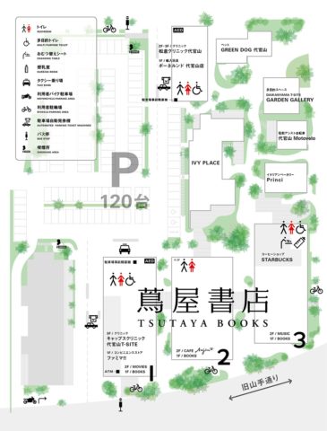 代官山T-SITE フロアガイド